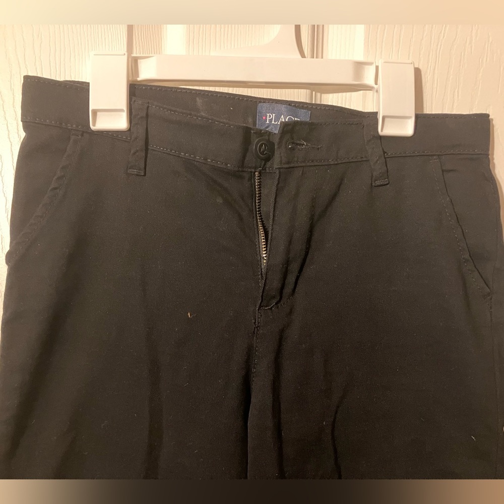 girls size 14 slim Black pants near mint condition